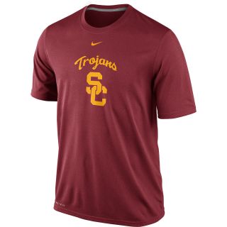 NIKE Mens USC Trojans Dri FIT Logo Legend Short Sleeve T Shirt   Size: Small,