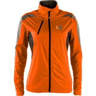 Antigua Miami Hurricanes Womens Full Zip Discover Jacket   Size: Large,