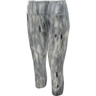 NIKE Womens Legend 2.0 Printed Tight Fit Polyester Capris   Size: Large, Wolf