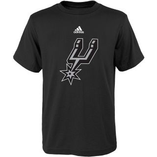 adidas Youth San Antonio Spurs Primary Logo Short Sleeve T Shirt   Size: Small,