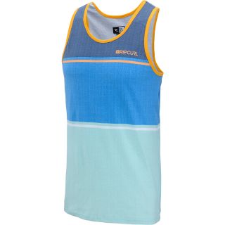 RIP CURL Mens Aggrosection Tank Top   Size: Xl, Blue