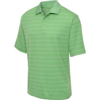 TOMMY ARMOUR Mens Striped Dri Logic Short Sleeve Polo   Size: Xl, Green
