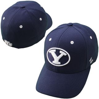 Zephyr Brigham Young University Cougars DH Fitted Hat   Navy   Size: 7 1/4,