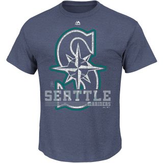 MAJESTIC ATHLETIC Mens Seattle Mariners 6th Inning Short Sleeve T Shirt   Size: