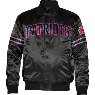New England Patriots Logo Black Jacket (STARTER)   Size: Xl