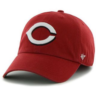47 BRAND Mens Cincinnati Reds Franchise Stretch Fit Cap   Size Small