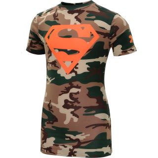 UNDER ARMOUR Boys Alter Ego Superman Fitted Baselayer Top   Size: XS/Extra