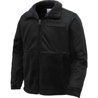 COLUMBIA Boys Steens Mountain Overlay Fleece Jacket   Size: 2xs, Black