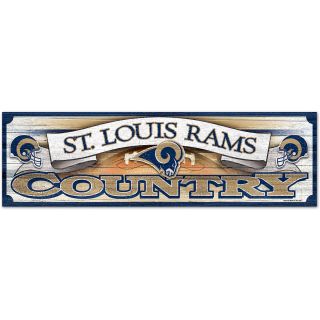 Wincraft St. Louis Rams Country 9x30 Wooden Sign (50623011)