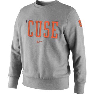 NIKE Mens Syracuse Orange College Crew Sweatshirt   Size: Large, Dk.grey