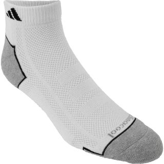 adidas Mens Sport Performance Low Cut Socks   2 Pack   Size: Large, White/black