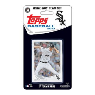 Topps 2013 Chicago White Sox Official Team Baseball Card Set of 17 Cards