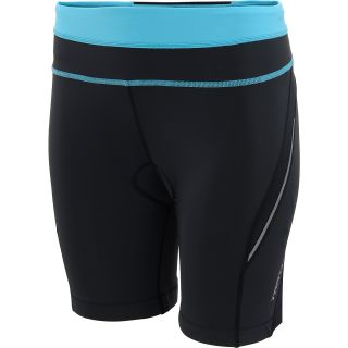 TRAYL Womens Elite Ryde Cycling Shorts   Size: Large, Caviar/blue