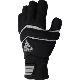 adidas Adult Big Ugly 0.5 Half Finger Lineman Football Gloves   Size: Medium,