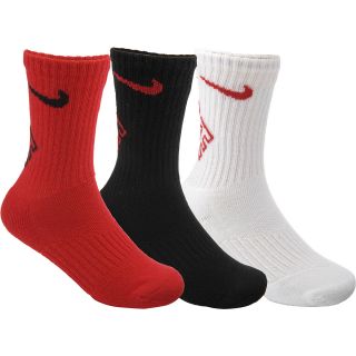 NIKE Kids Graphic Crew Socks   3 Pack   Size: 5 6, Red/white/blue