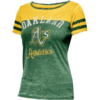 Touch By Alyssa Milano Womens Oakland Athletics Morgan Short Sleeve T Shirt  