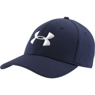 UNDER ARMOUR Mens Blitzing Stretch Fit Cap   Size: M/l, Midnight/white