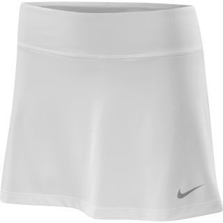 NIKE Womens Straight Knit Skirt   Size: Large, White/silver