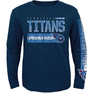 NFL Team Apparel Youth Tennessee Titans Rewind Forward Long Sleeve T Shirt  