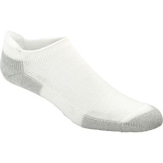 THORLO Mens J Thick Cushion Lo Cut Running Socks   Size: Medium, White/multi