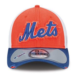 NEW ERA Mens New York Mets 39THIRTY Clubhouse Cap   Size L/xl, Orange