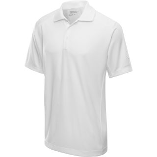 NIKE Mens Tech Jersey Golf Polo   Size Large, White/black