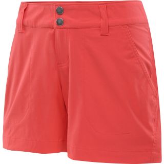 COLUMBIA Womens Saturday Trail Shorts   Size: 4, Red Hibiscus