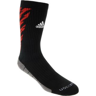 adidas Team Speed Traxion Shockwave Crew Socks   Size: Small, Black/lead