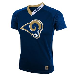 NFL Team Apparel Youth St. Louis Rams Performance Short Sleeve T Shirt   Size: