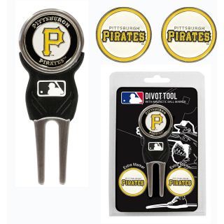 Team Golf MLB Pittsburgh Pirates 3 Marker Signature Divot Tool Pack