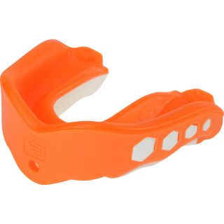 SHOCK DOCTOR Adult Gel Max Flavor Fusion Convertible Mouthguard   Orange   Size:
