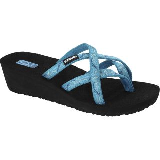 TEVA Womens Mush Mandalyn Wedge Sandals   Size: 8, Paisley Blue