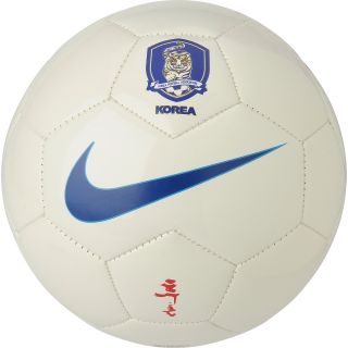 NIKE Korea Supporters Soccer Ball   Size: 4, White/red
