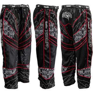 Tour Cardiac Pro Adult Hockey Pants   Choose Color   Size: Large, Black/red