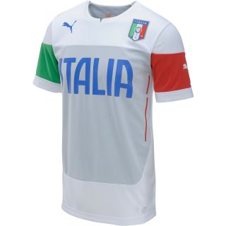PUMA Mens Italy 2014 Training Replica Soccer Jersey   Size: Large, White