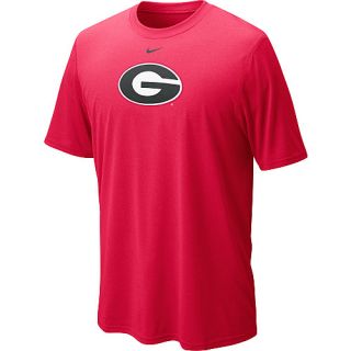 NIKE Mens Georgia Bulldogs Dri FIT Logo Legend Short Sleeve T Shirt   Size: