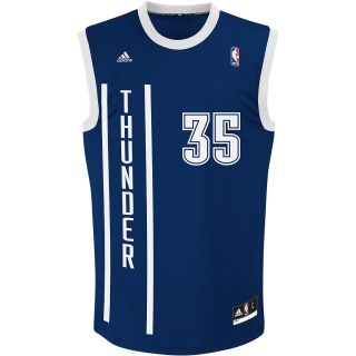 adidas Mens Oklahoma Thunder Kevin Durant Replica Road Jersey   Size: Large,