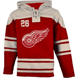 OLD TIME SPORTS Mens Detroit Red Wings Lace Up Jersey Hoody   Size 2xl, Red
