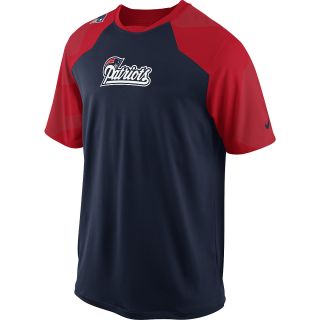 NIKE Mens New England Patriots Dri FIT Fly Slant Top   Size Medium, College