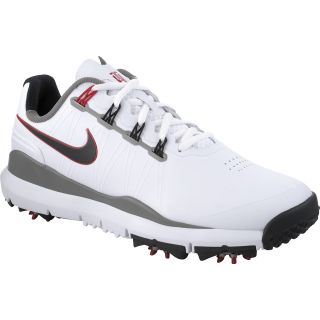NIKE Mens TW 14 Golf Shoes   Size: 8.5 Wide, White/grey/red