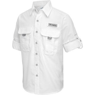 COLUMBIA Boys Bahama II Long Sleeve Shirt   Size: 2xs, White