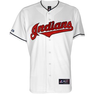 Majestic Athletic Cleveland Indians Nick Swisher Replica Home Jersey   Size: