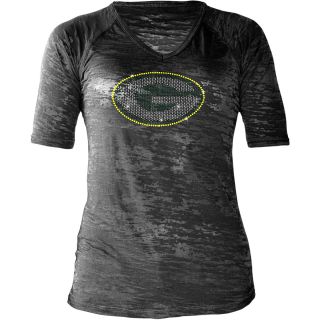 Touch By Alyssa Milano Womens Green Bay Packers Rhinestone Logo T Shirt   Size: