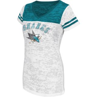Touch By Alyssa Milano Womens San Jose Sharks The Coop V Neck T Shirt   Size: