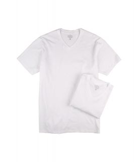 Calvin Klein Underwear Big Tall Basic V Neck 2 Pack Mens Clothing (White)