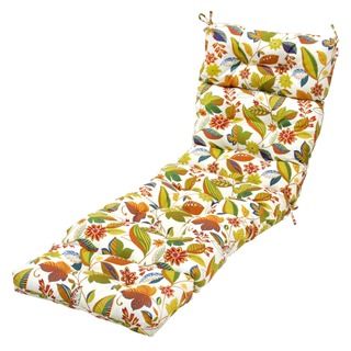 Outdoor Fireworks Floral Chaise Lounge Chair Cushion