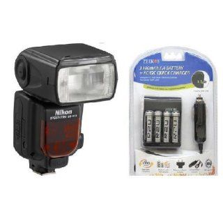 Nikon SB 910 Speedlight Flash for Nikon Digital SLR Cameras  USA Warranty Zeikos ZE QC4000 Rapid AA/AAA Battery Charger AC/DC with Four 3100mAh AA Batteries an for D3100, D5100, D7000, : On Camera Shoe Mount Flashes : Camera & Photo