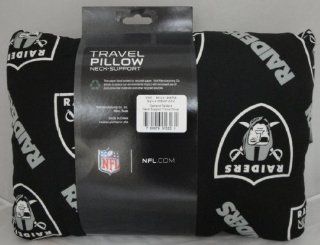 NFL Oakland Raiders Rectangular Travel Pillow Neck   Support : Sports Fan Throw Pillows : Sports & Outdoors