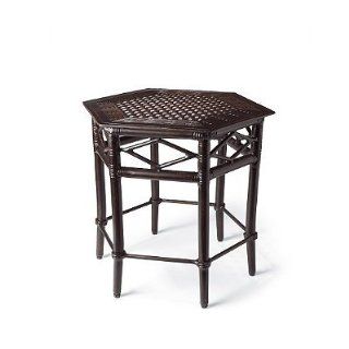 British Colonial Hexagonal Outdoor Side Table   Frontgate, Patio Furniture : Home And Garden Products : Patio, Lawn & Garden