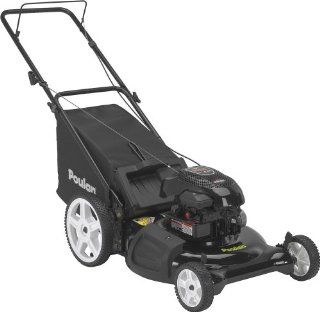 Poulan PO550N21RH3 21 inch 550 Series Briggs & Stratton Gas Powered Side Discharge/Bag/Mulch Lawn Mower With High Rear Wheels (Discontinued by Manufacturer) : Walk Behind Lawn Mowers : Patio, Lawn & Garden